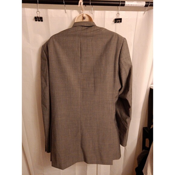 Ben Sherman Wool Blazer Gray 42Long Single Breasted Single Button - Picture 3 of 5